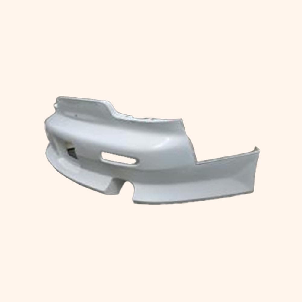 Kazento For Mazda RX7 FD3S VTX1 Type Fiberglass FRP Unpaint Rear Bumper Body Kits Kazento Carbon Parts 车身侧板 FD3S-RB-URS-FRP