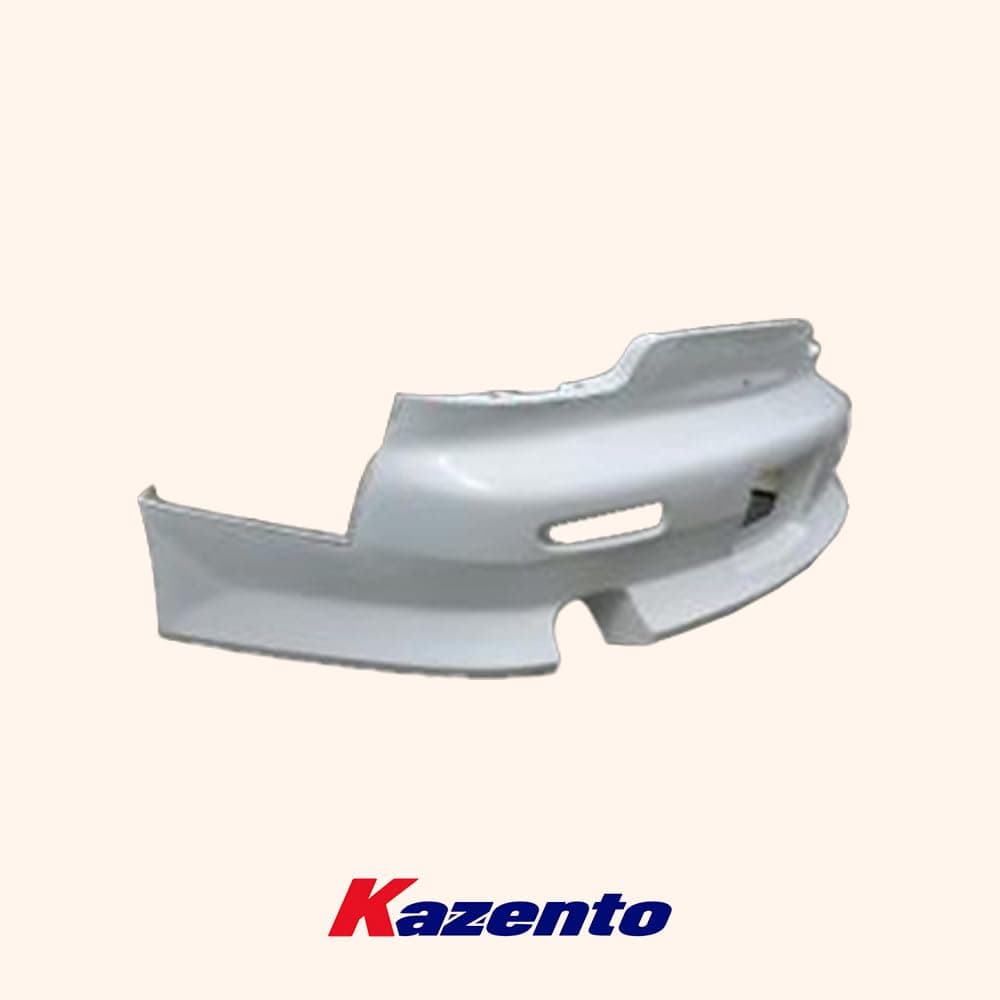 Kazento For Mazda RX7 FD3S VTX1 Type Fiberglass FRP Unpaint Rear Bumper Body Kits Kazento Carbon Parts 车身侧板 FD3S-RB-URS-FRP