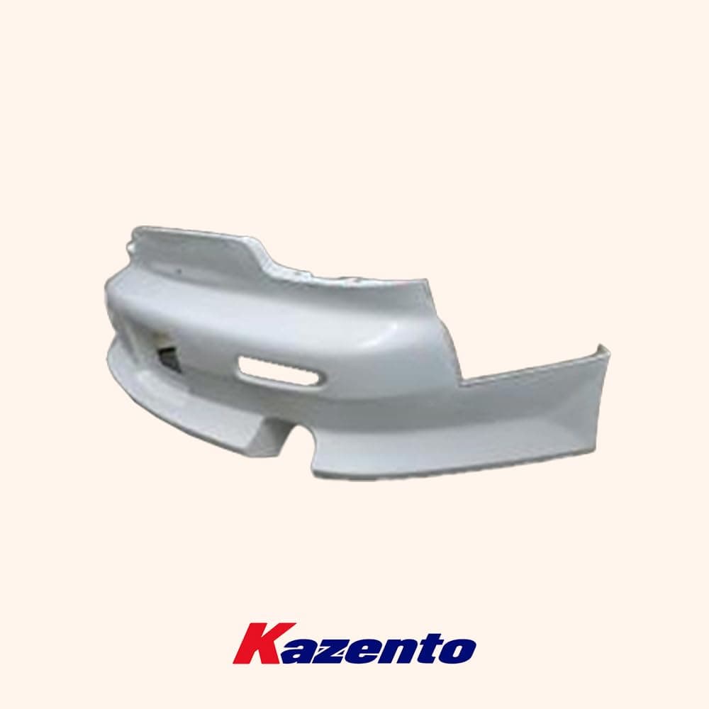 Kazento For Mazda RX7 FD3S VTX1 Type Fiberglass FRP Unpaint Rear Bumper Body Kits Kazento Carbon Parts 车身侧板 FD3S-RB-URS-FRP