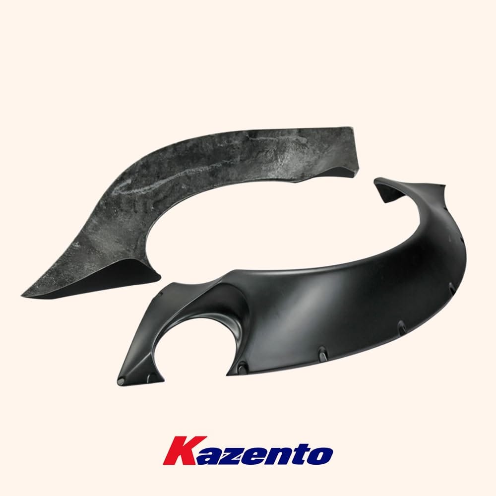 Kazento For Mazda RX7 RX-7 FD3S RB Style Fiberglass FRP Unpaint Rear Fender Flare Add On Kazento Carbon Parts 车身侧板 FD3S-RF-RB-FRP