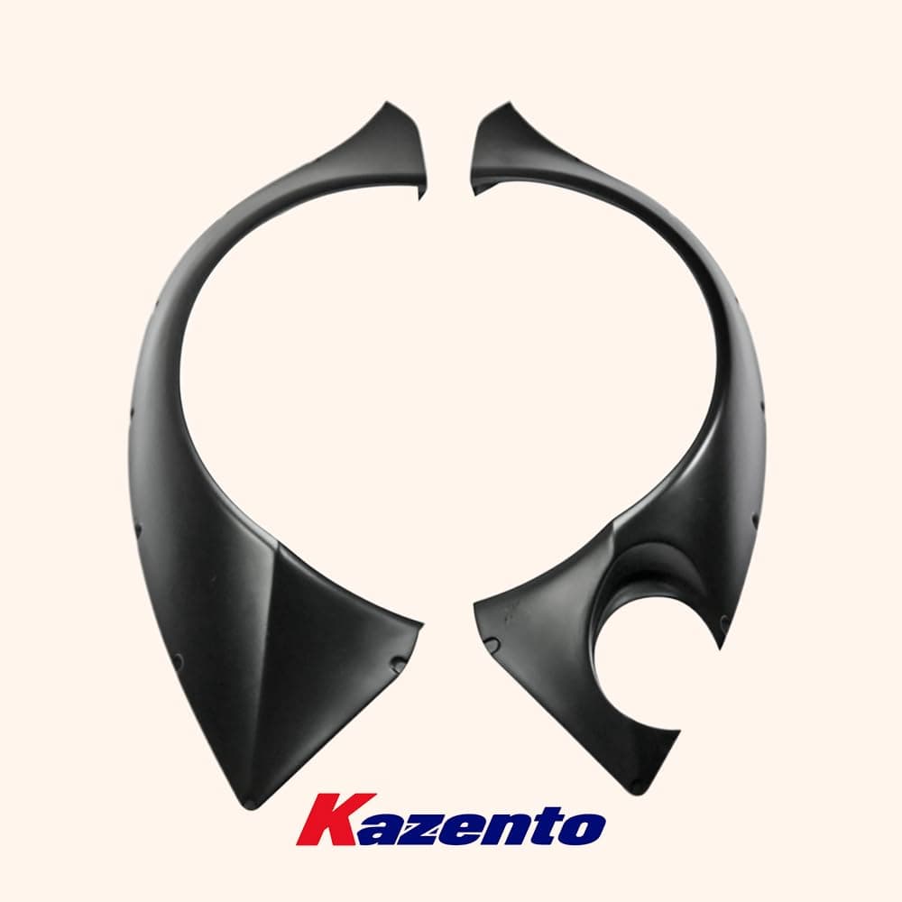 Kazento For Mazda RX7 RX-7 FD3S RB Style Fiberglass FRP Unpaint Rear Fender Flare Add On Kazento Carbon Parts 车身侧板 FD3S-RF-RB-FRP