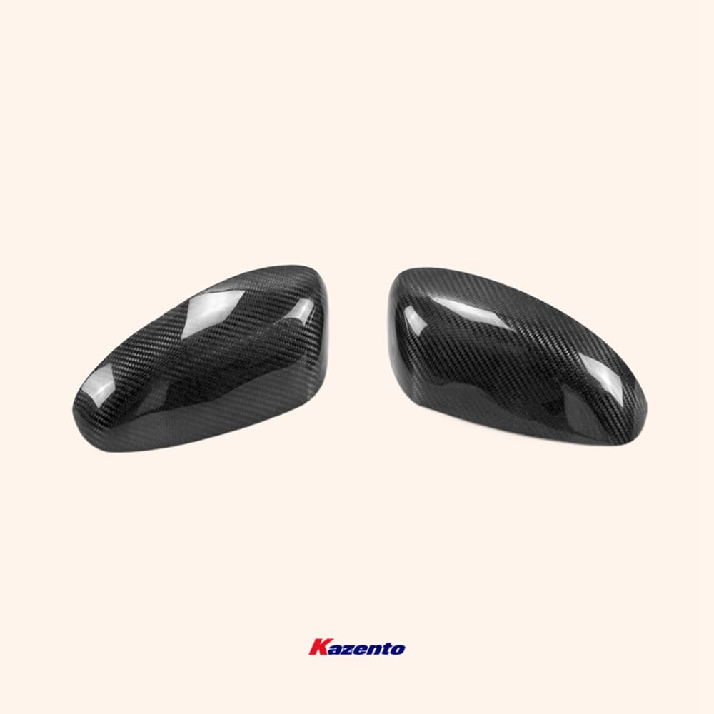 Kazento For Mazda Rx8 Carbon Side Mirror Cover Rearview Mirror Guard Covers Carbon Fiber Kazento Carbon Parts 车身侧板 RX8-MC-CF