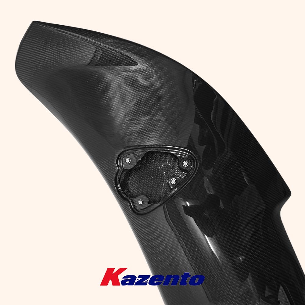 Kazento For Mclaren 2017-2023 Dry Carbon Fiber Rear Trunk Bumper Spoiler Wing Diffuser