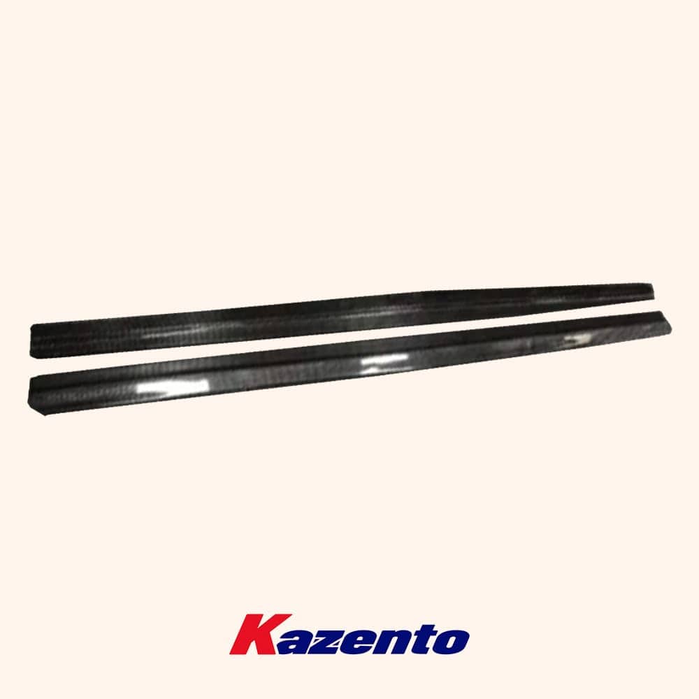Kazento For Mini Cooper F56 Carbon Fiber D Style Body Kits Trim Side Skirt Extensions
