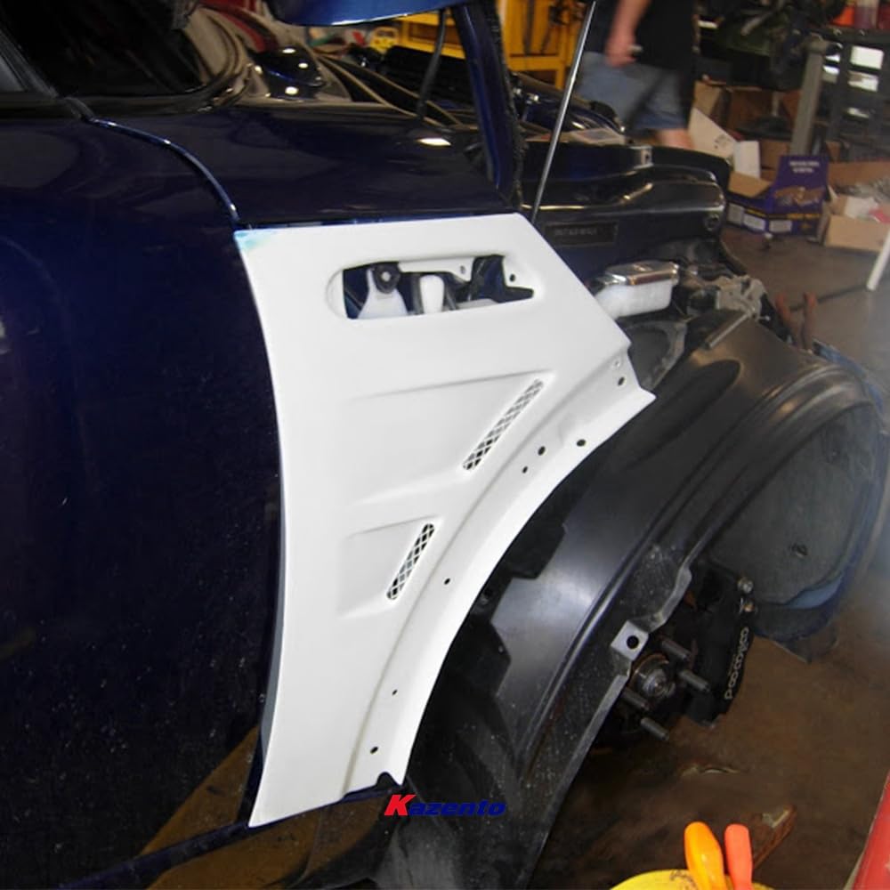 Kazento For Mini R50 R52 R53 Mini Cooper S Epa Type Front Fender Fiber Glass Kazento Carbon Parts 车身侧板 R53-FF-EPA-FRP