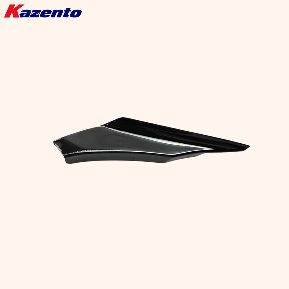 Kazento For Mitsubishi EVO 10 X CZ4A 07-16 VS2 Wide Style Fiberglass Front Bumper Canard Kazento Carbon Parts 车身侧板 EVO10-CANA-VA2-FRP