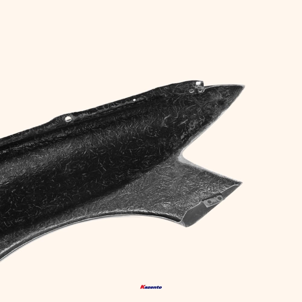 Kazento For Mitsubishi Evo 8 9 Ap Style Wide Body Front Fender +40Mm Fiber Glass Kazento Carbon Parts 车身侧板 EVO8-FF-APR-WIDE-FRP