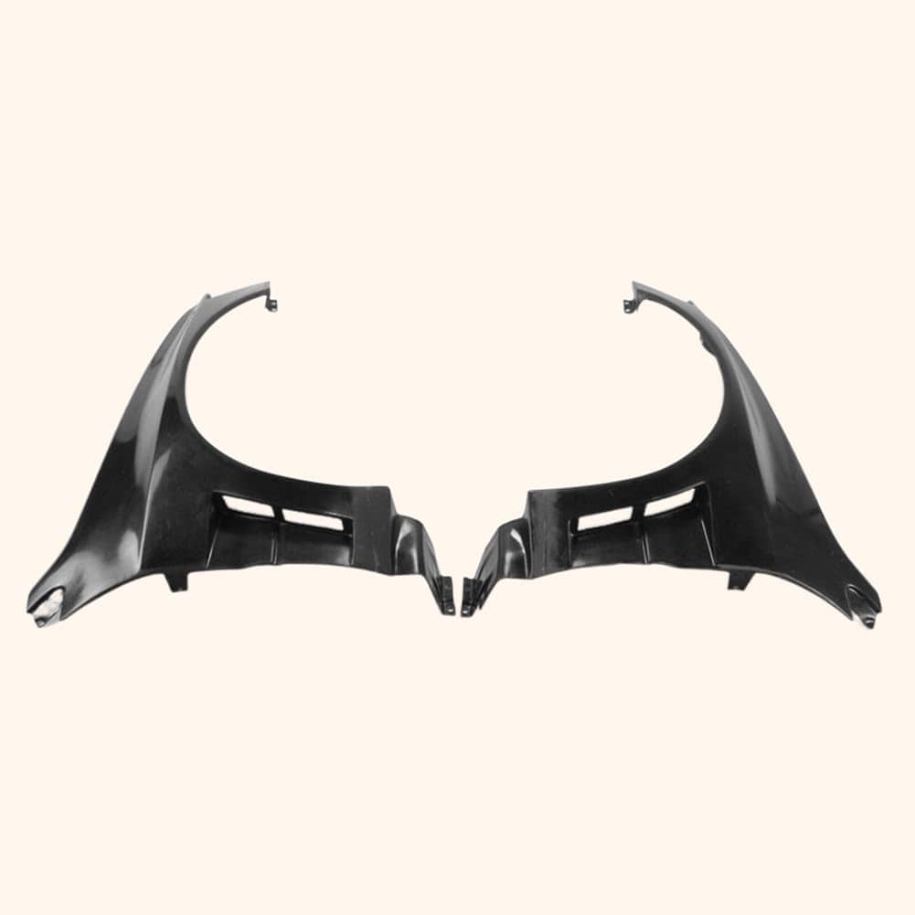 Kazento For Mitsubishi Evo 8 9 Ap Style Wide Body Front Fender +40Mm Fiber Glass Kazento Carbon Parts 车身侧板 EVO8-FF-APR-WIDE-FRP