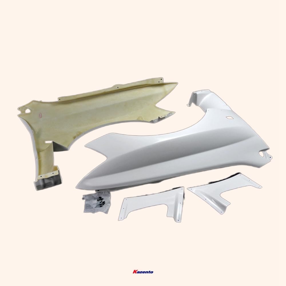 Kazento For Mitsubishi Evolution 8 9 Vrs Style Aero Gt Front Vented Fender Fiber Glass Kazento Carbon Parts 车身侧板 EVO8-FF-VA-FRP