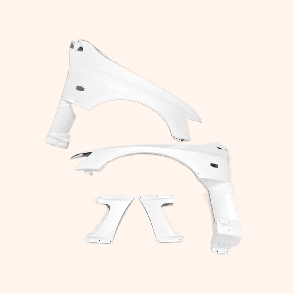 Kazento For Mitsubishi Evolution 8 9 Vrs Style Aero Gt Front Vented Fender Fiber Glass Kazento Carbon Parts 车身侧板 EVO8-FF-VA-FRP