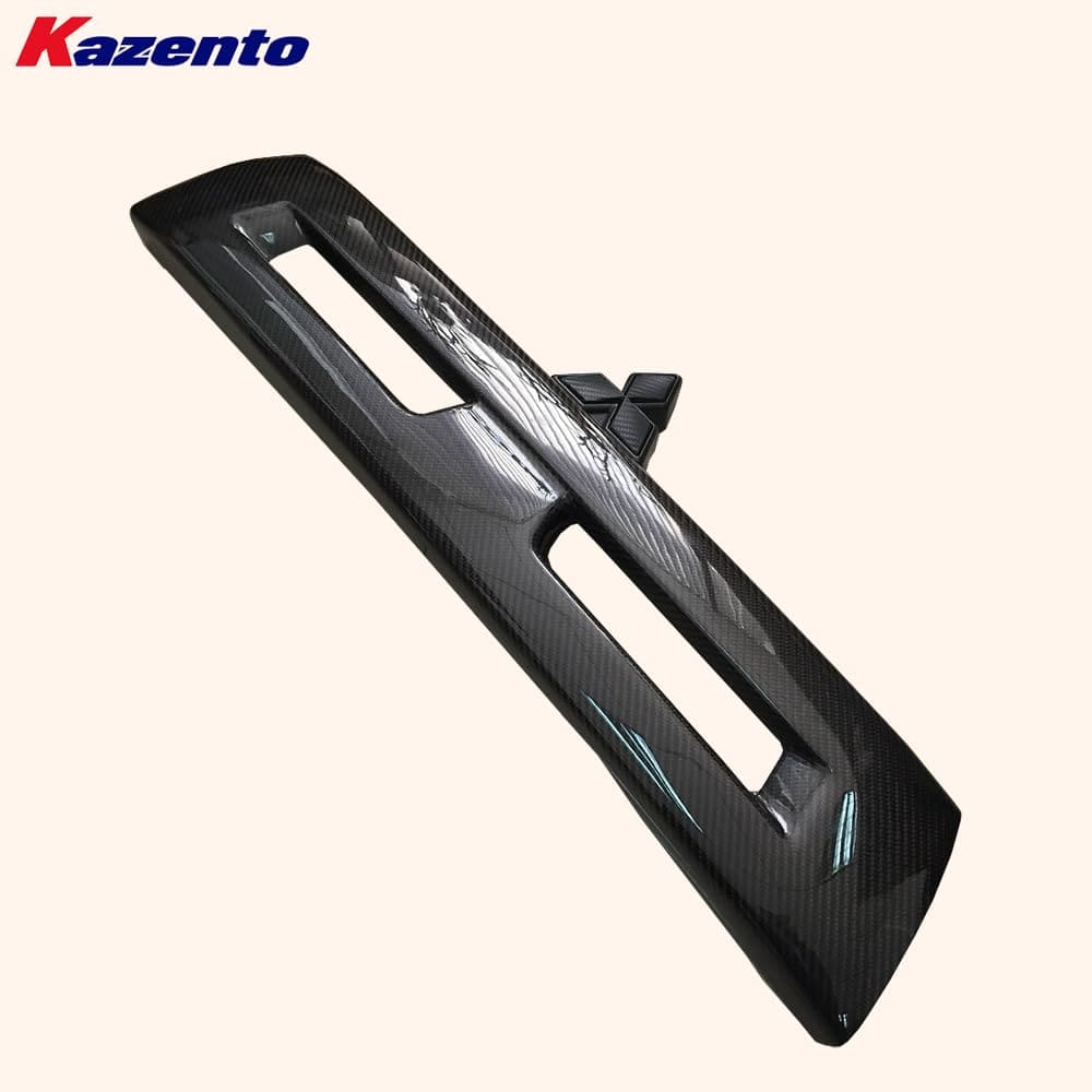 Kazento For Mitsubishi Evolution EVO 10 CZ4A 07-16 Carbon OE Style Front Grill Cover Kazento Carbon Parts 车身侧板 EVO10-FG-CF