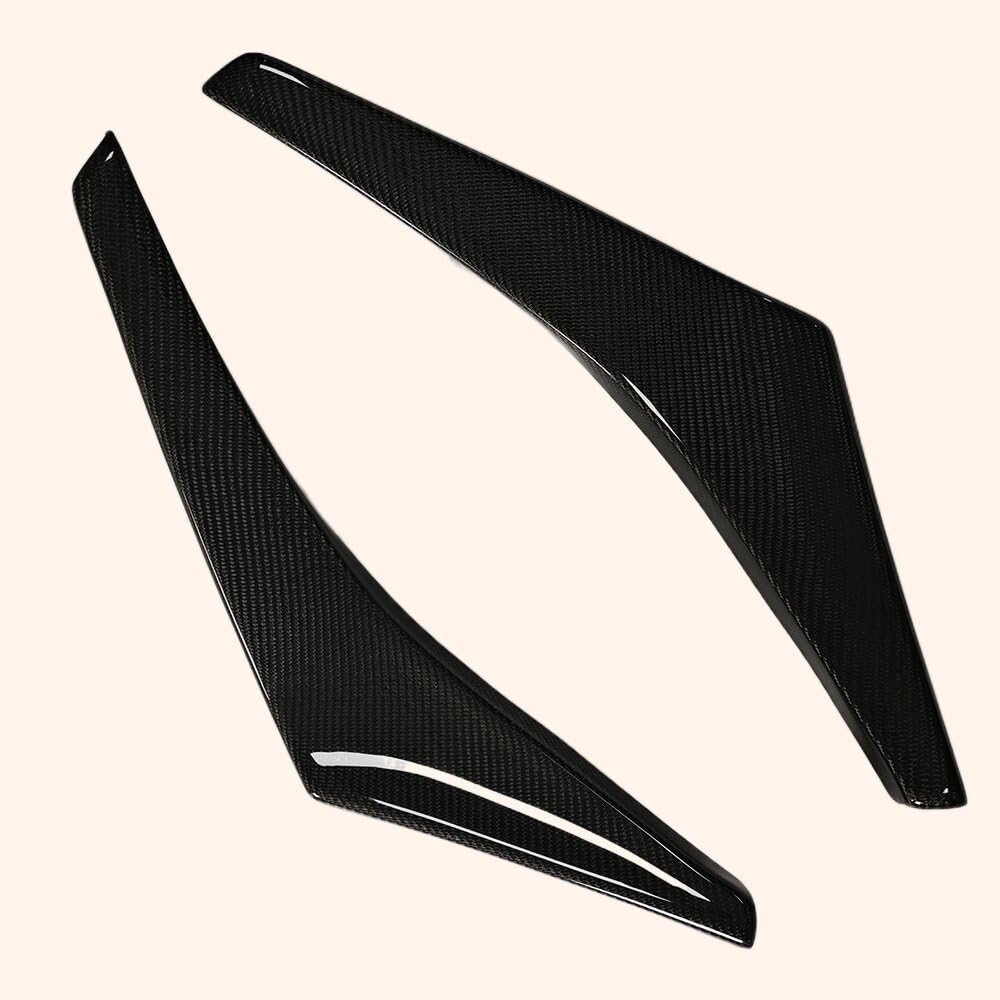 Kazento For Mitsubishi Evolution EVO 8 03-05 Carbon Fiber VS Style Front Bumper Canards Kazento Carbon Parts 车身侧板 EV08-CANA-VA-CF