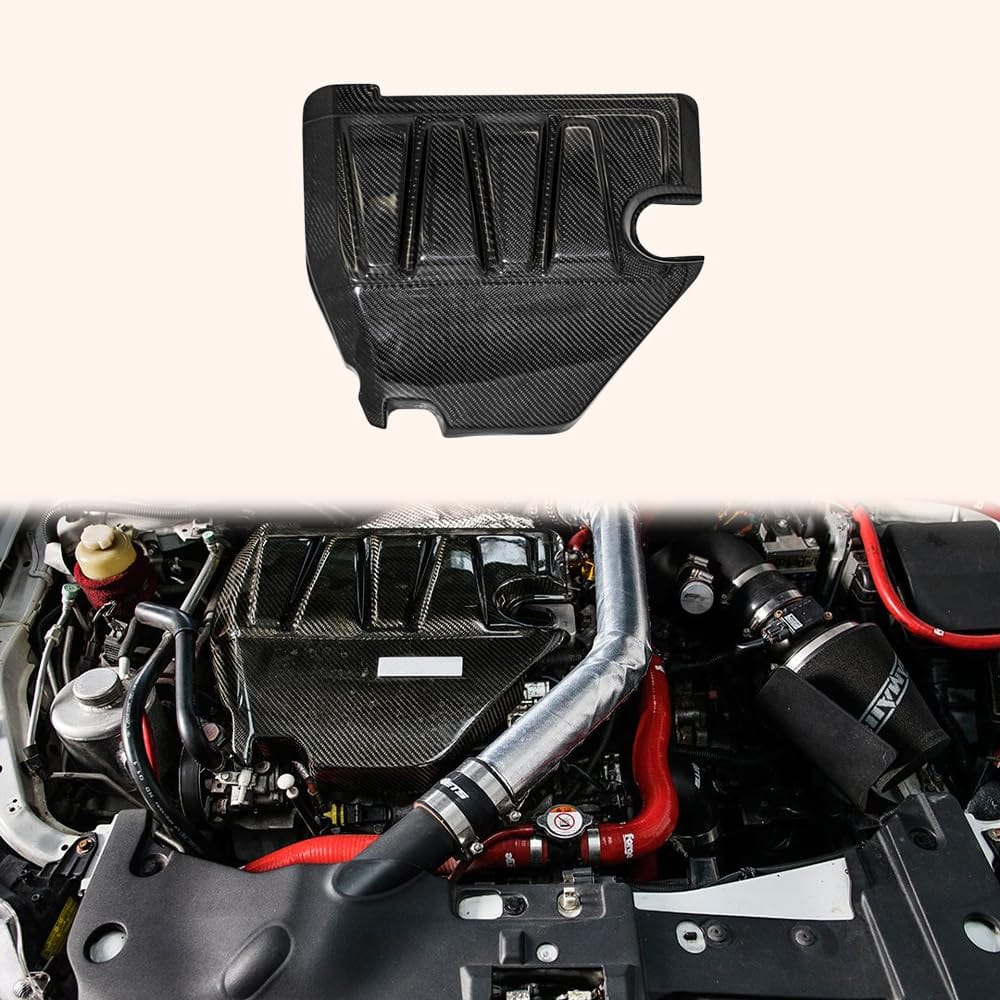 Kazento For Mitsubishi Lancer Evolution X EVO 10 CZ4A Sedan 07-16 OE Carbon Engine Cover Kazento Carbon Parts 车身侧板 EVO10-ENGINE-OE-CF