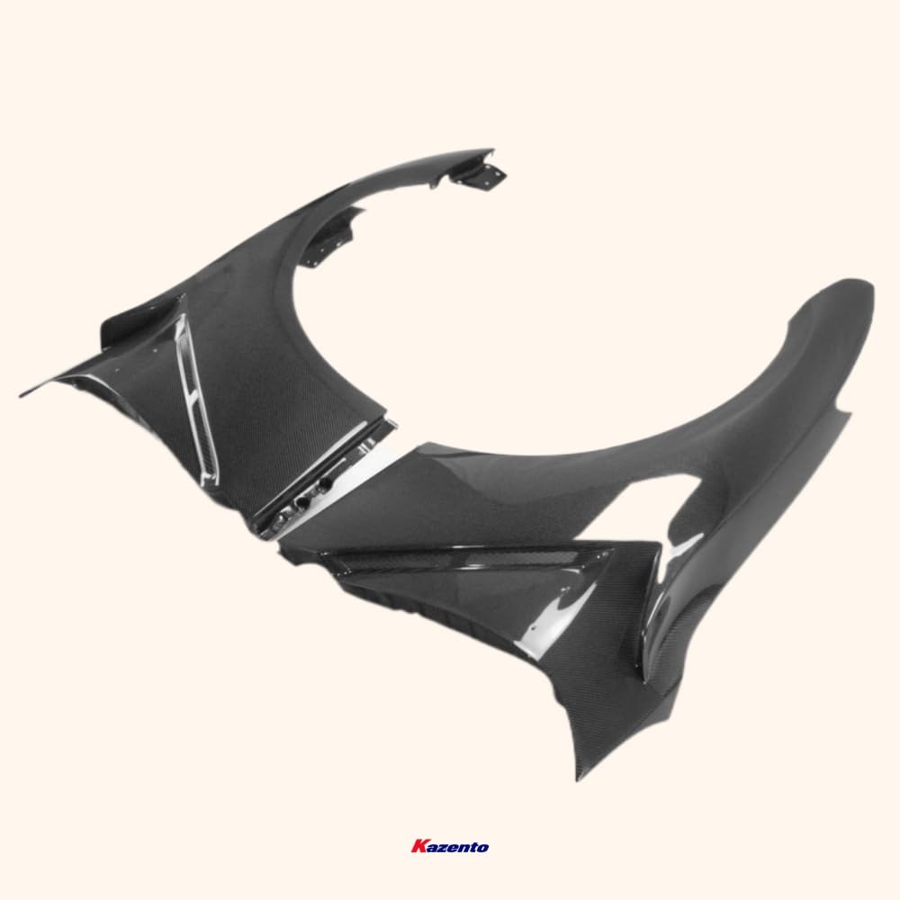 Kazento For Nissan 08-16 R35 Gtr Cba Dba Ni-Style Front Fender Carbon Fiber Kazento Carbon Parts 车身侧板 R35-FF-NIS-CF