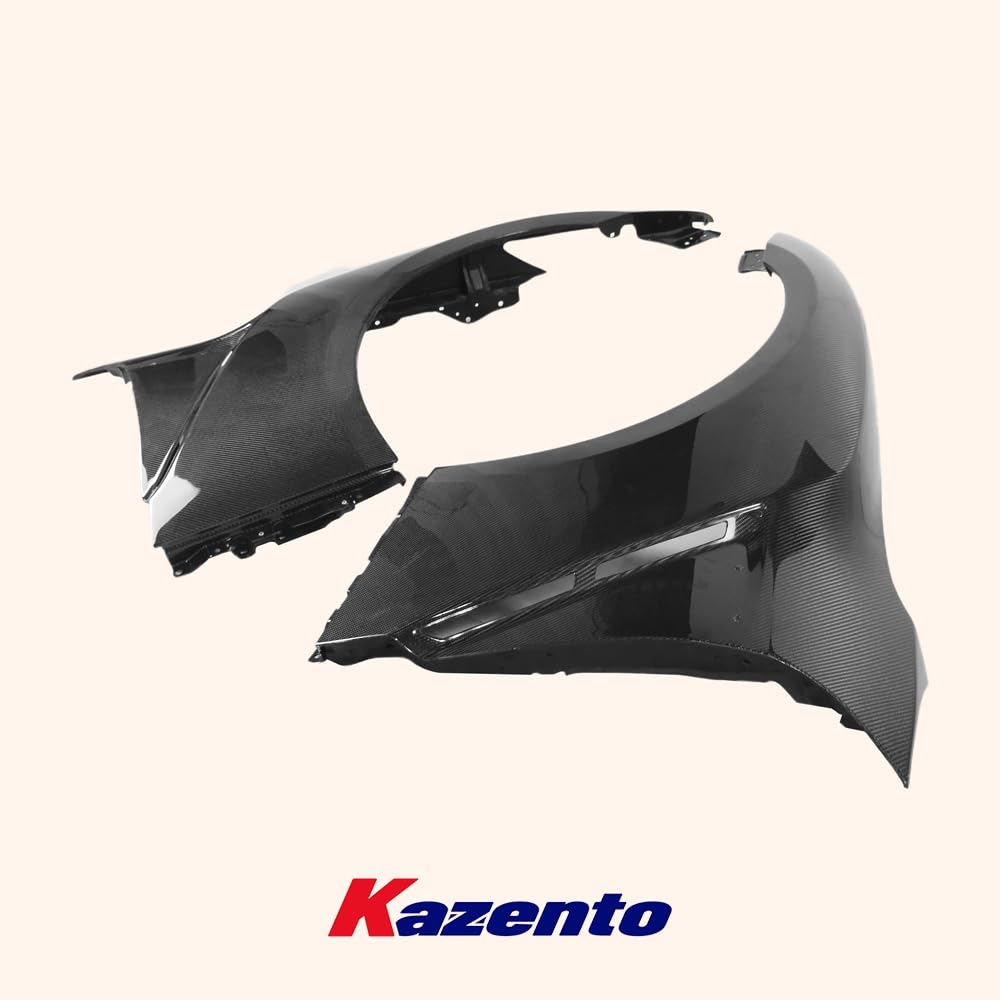 Kazento For Nissan 09-16 R35 Gtr Oem Front Fender (With Fender Vents) Carbon Fiber Kazento Carbon Parts 车身侧板 R35-FF-OE-CF