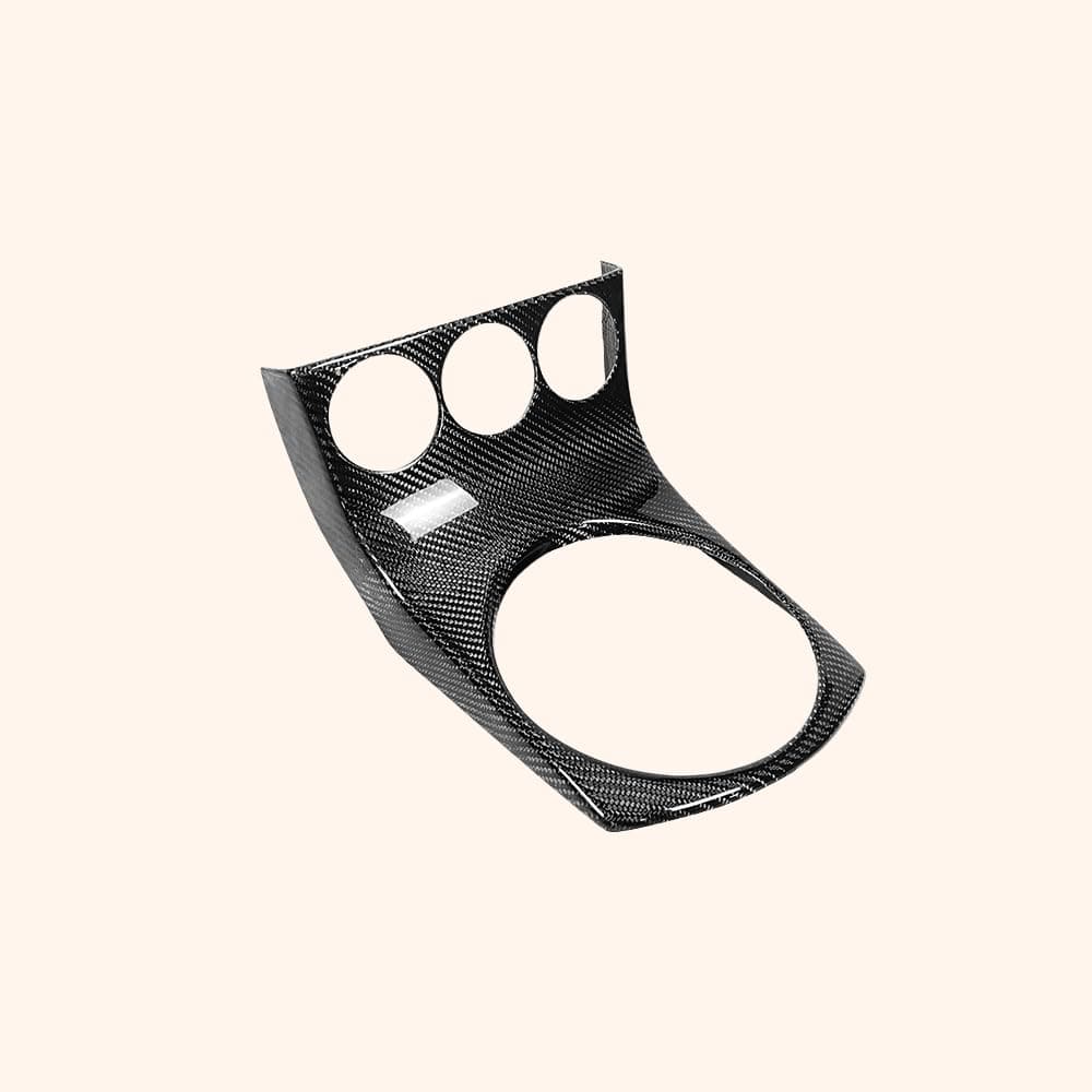 Kazento For Nissan 350Z Z33 02-08 (LHD Only) Carbon Fiber Car Interior Accessories Body kit Kazento Carbon Parts 车身侧板 Gear Surround Cover (Manual) 350Z-GEAR-MA-LHD-CF