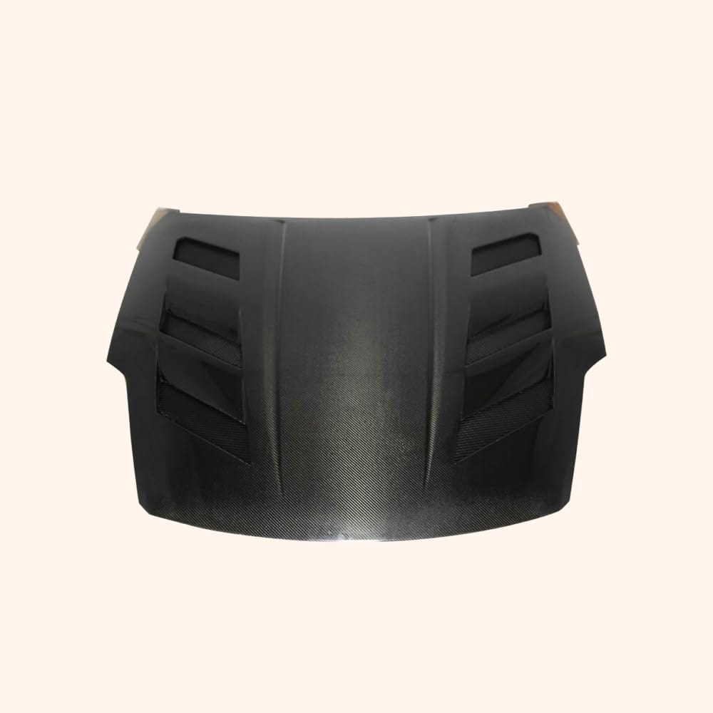 Kazento For Nissan 350Z Z33 AM Style Carbon Fiber Vented Front Bumper Hood Bonnet Kazento Carbon Parts 车身侧板 350Z-HOOD-AM-CF