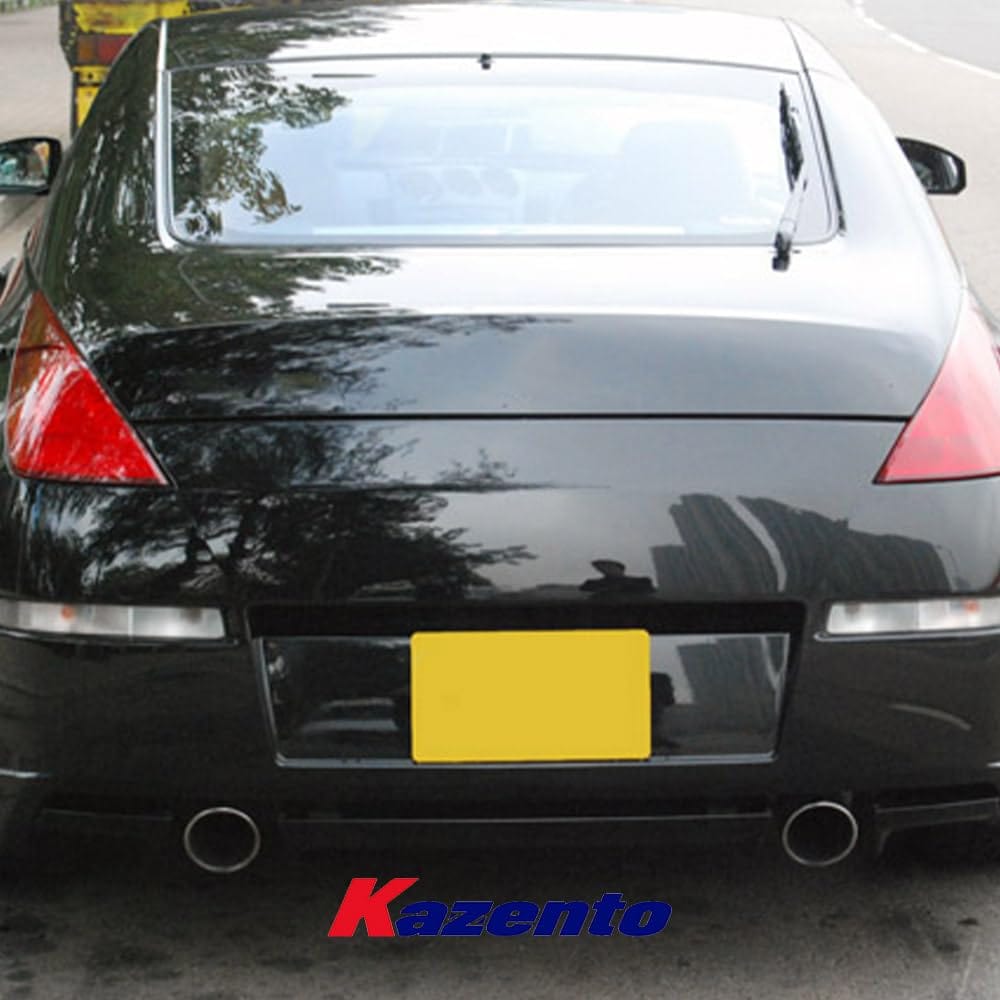 Kazento For Nissan Fairlady Z33 350Z STK Style Fiberglass Wide Body Rear Bumper With Lip Kazento Carbon Parts 车身侧板 350Z-RB-STK-FRP