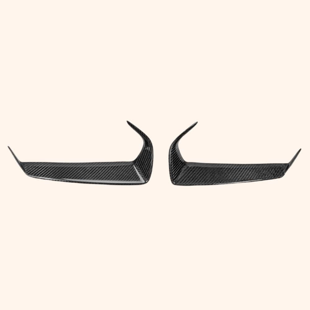 Kazento For Nissan GTR R35 (08-11 Only) KZ Carbon Fiber Front Headlight Eyelid Eyebrow Kazento Carbon Parts 车身侧板 R35-EYE-CF