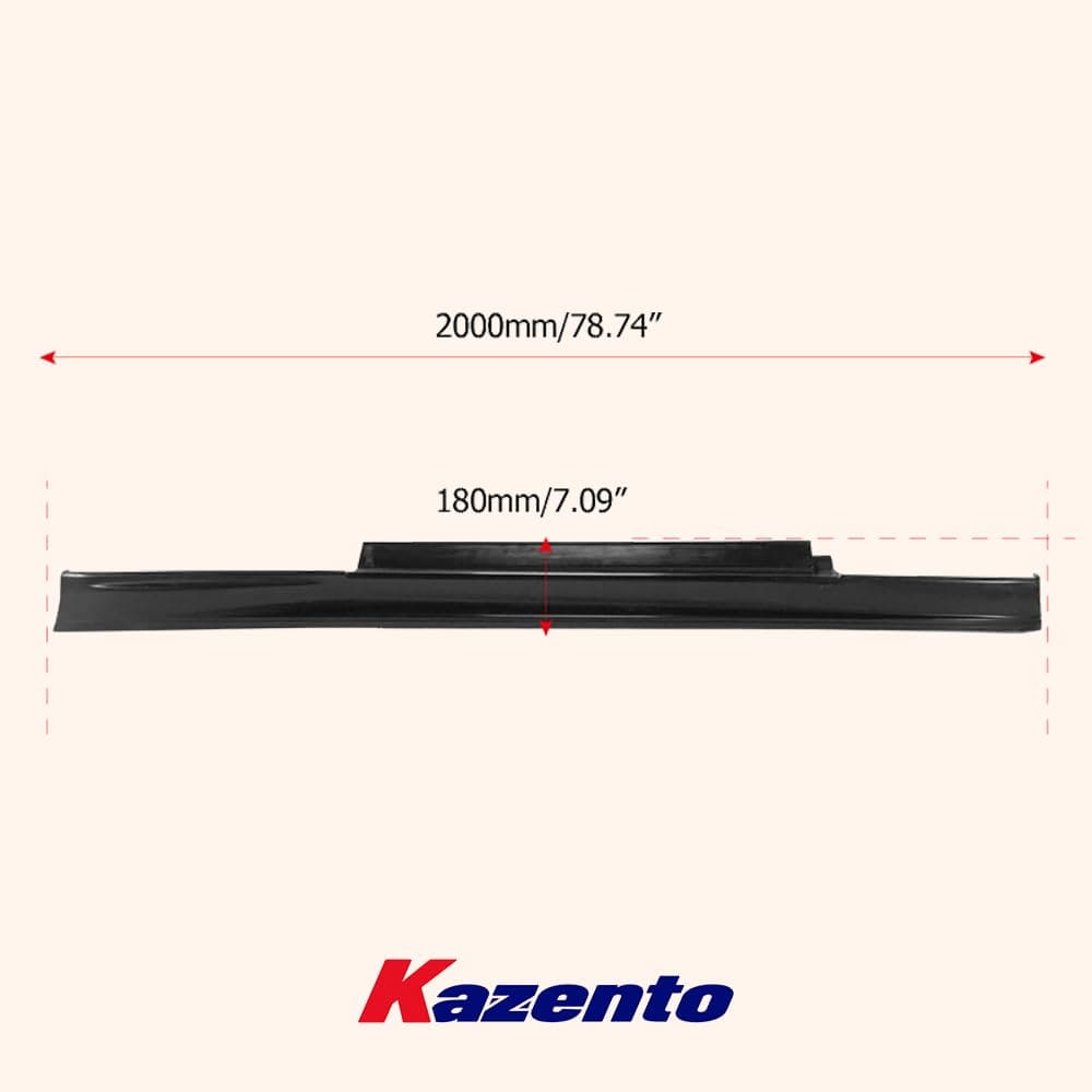 Kazento For Nissan GTR R35 (12-16 Only) NIS Style Fiberglass Unpaint Side Skirt Body Kit Kazento Carbon Parts 车身侧板 R35-SS-NIS-12ON-FRP