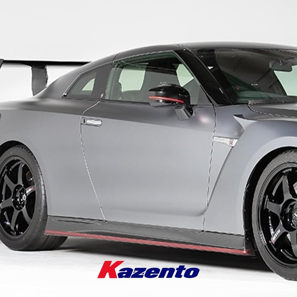 Kazento For Nissan GTR R35 (12-16 Only) NIS Style Fiberglass Unpaint Side Skirt Body Kit Kazento Carbon Parts 车身侧板 R35-SS-NIS-12ON-FRP
