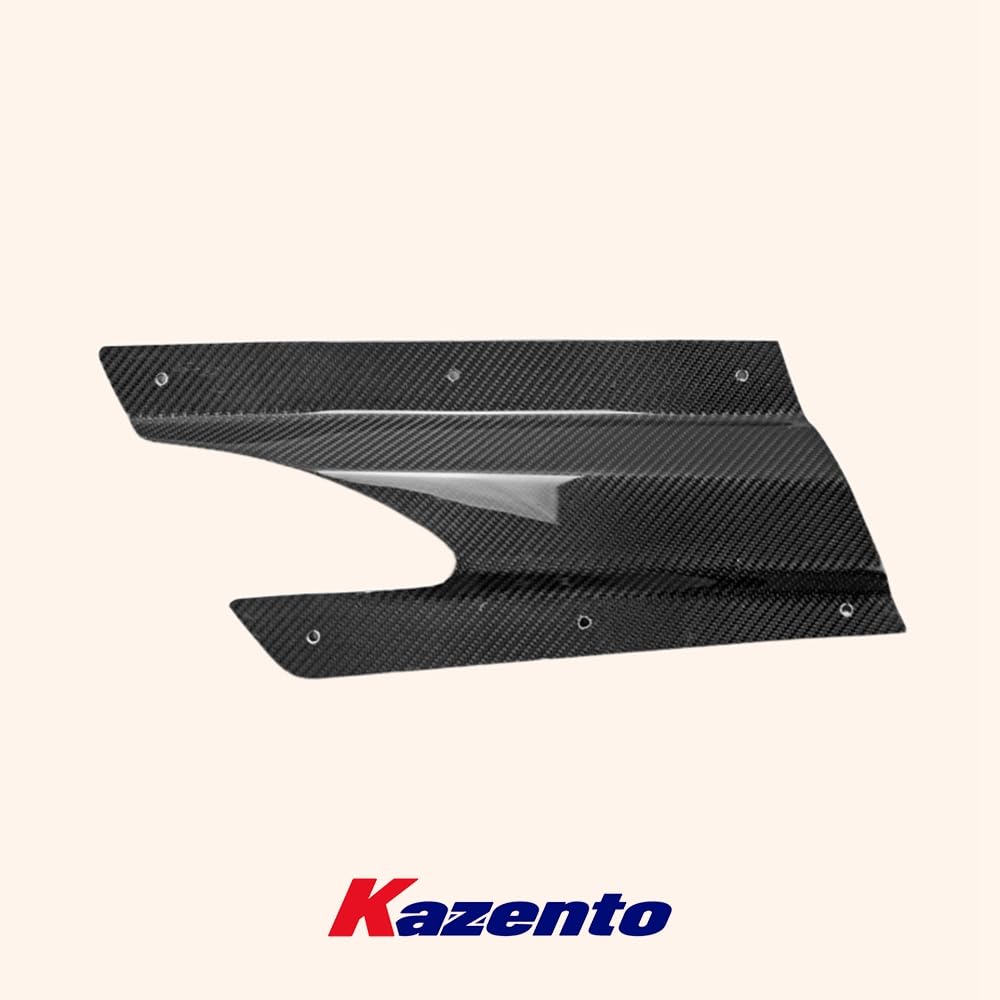 Kazento For Nissan GTR R35 13-18 VR Style Carbon Fiber Rear Under Skirt Side Air Shroud Kazento Carbon Parts 车身侧板 R35-SHROUD-CF