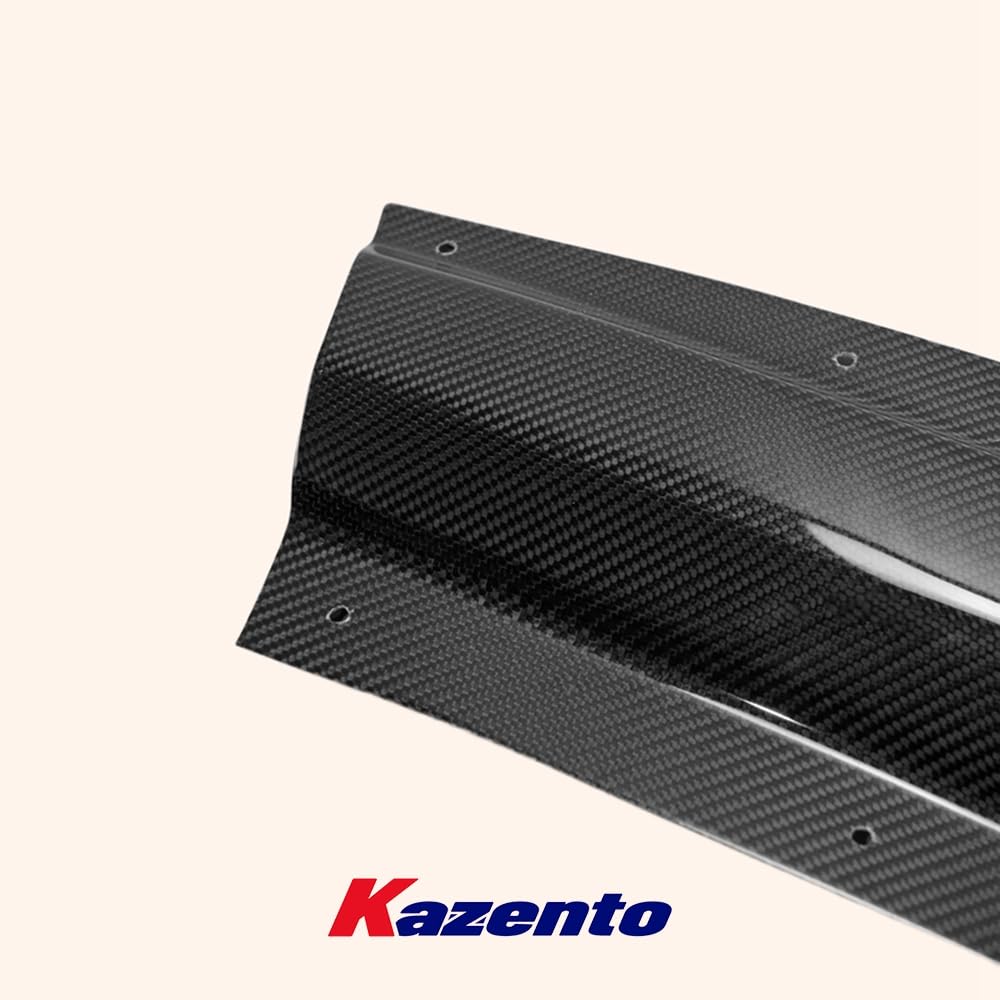 Kazento For Nissan GTR R35 13-18 VR Style Carbon Fiber Rear Under Skirt Side Air Shroud Kazento Carbon Parts 车身侧板 R35-SHROUD-CF