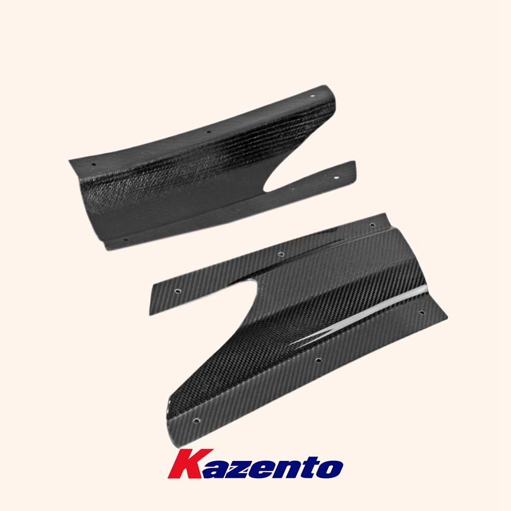 Kazento For Nissan GTR R35 13-18 VR Style Carbon Fiber Rear Under Skirt Side Air Shroud Kazento Carbon Parts 车身侧板 R35-SHROUD-CF