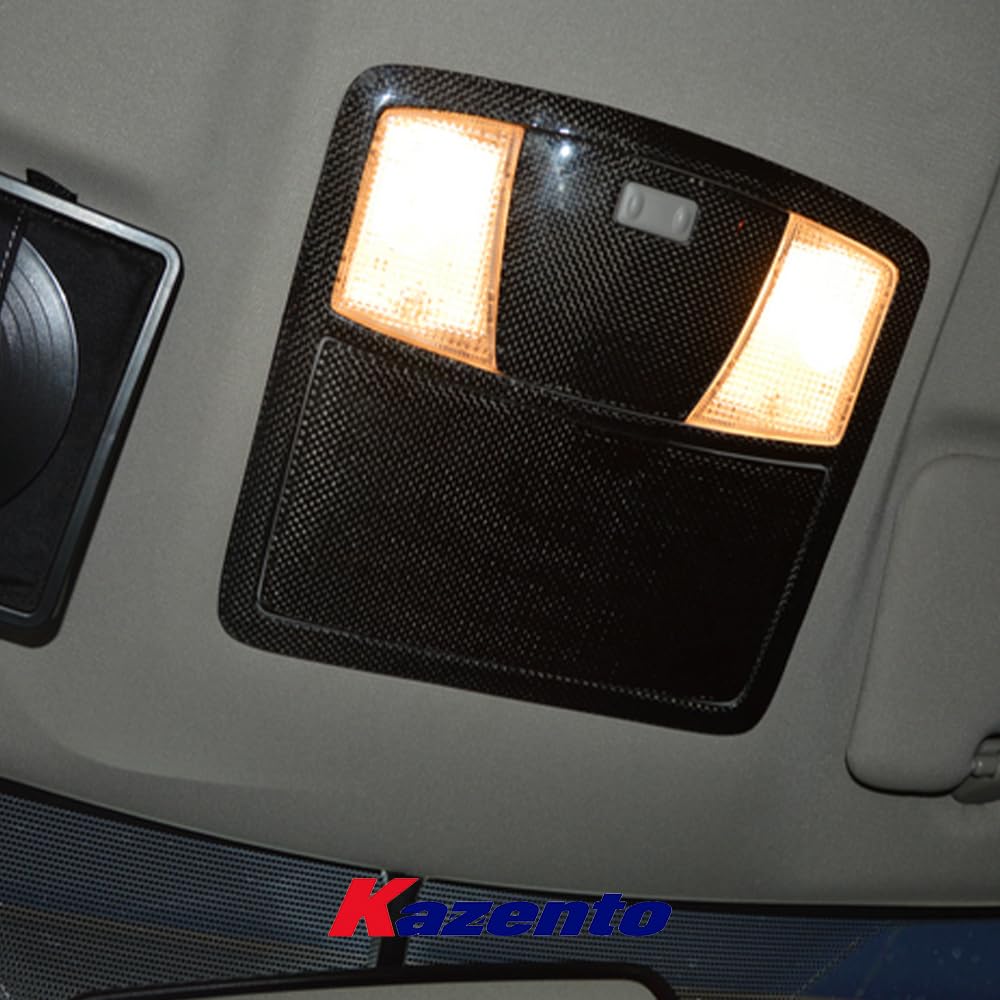 Kazento For Nissan GTR R35 2008-2016 (LHD) Matte Carbon Map Light Surround Trim Kazento Carbon Parts 车身侧板 R35-MAP-MCF