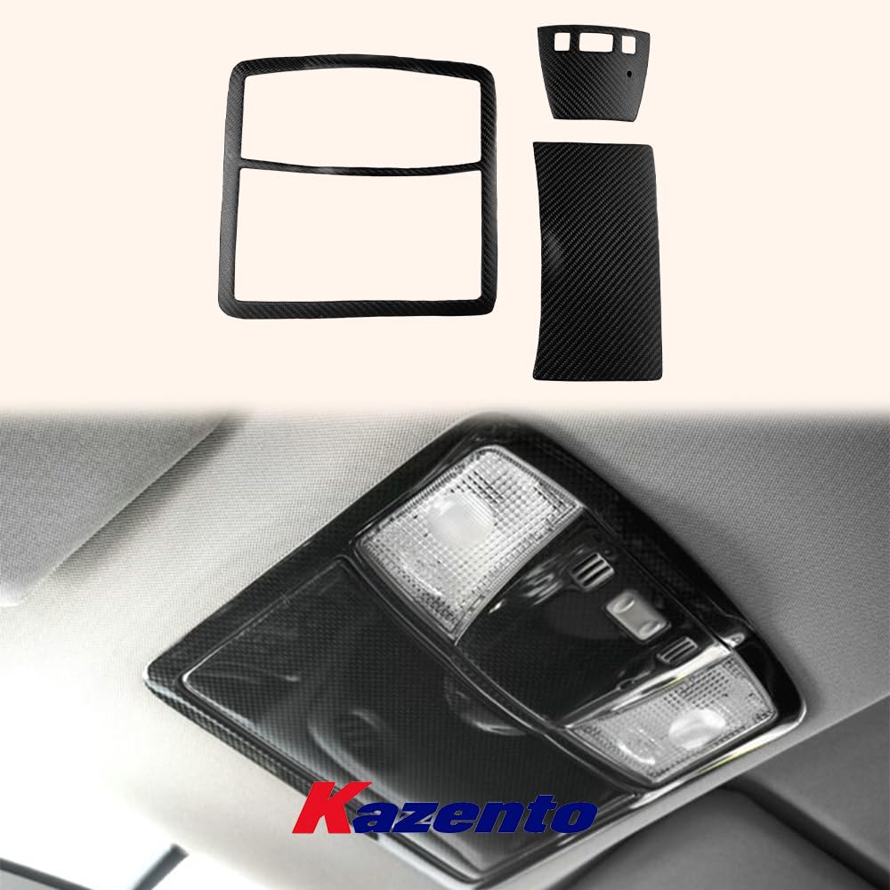 Kazento For Nissan GTR R35 2008-2016 (LHD) Matte Carbon Map Light Surround Trim Kazento Carbon Parts 车身侧板 R35-MAP-MCF