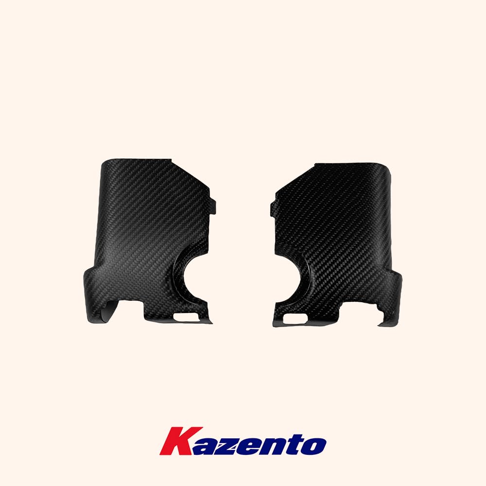 Kazento For Nissan GTR R35 2008-2016 (LHD) Matte Carbon Steering Column Surround Trim Kazento Carbon Parts 车身侧板 R35-COLUMN-MCF