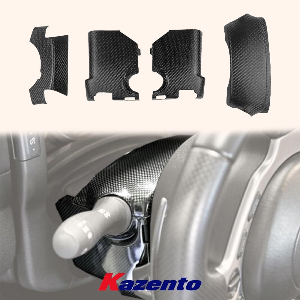 Kazento For Nissan GTR R35 2008-2016 (LHD) Matte Carbon Steering Column Surround Trim Kazento Carbon Parts 车身侧板 R35-COLUMN-MCF