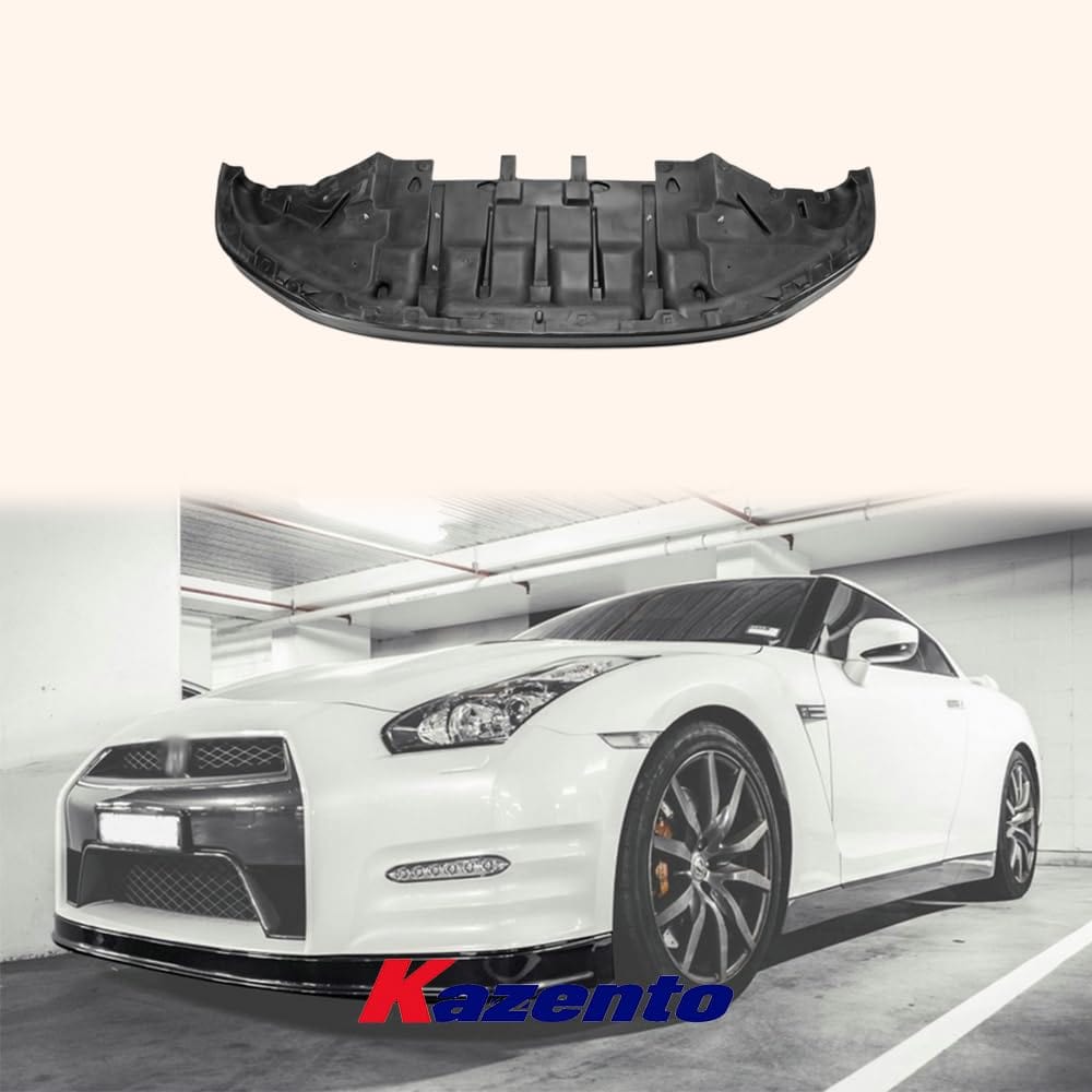 Kazento For Nissan GTR R35 2012-16 OE Style Carbon Front Bumper Bottom Lip Spoiler Kazento Carbon Parts 车身侧板 R35-FL-OE-12ON-CF