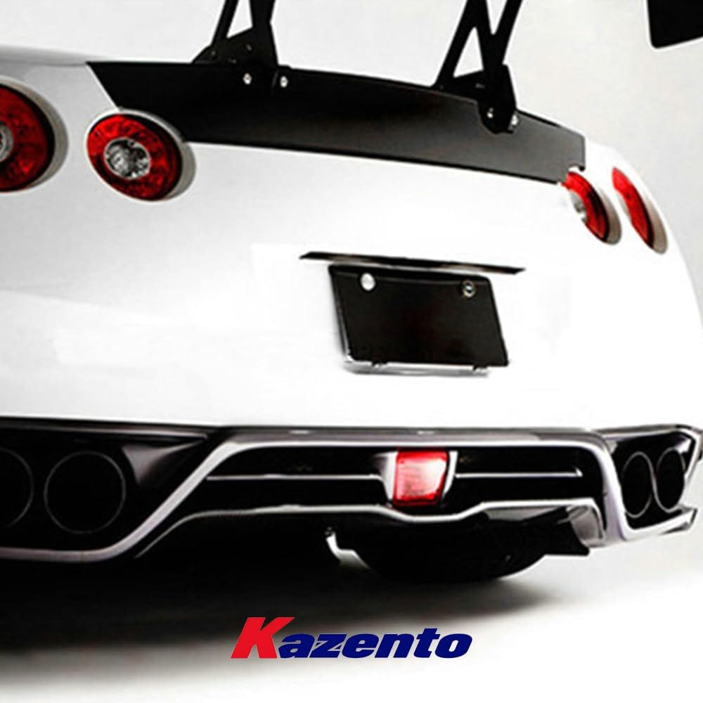 Kazento For Nissan GTR R35 2013-Ver VRS Style Fiber Glass Rear Bumper Diffuser Lip Kazento Carbon Parts 车身侧板 R35-DIF-VA-FRP