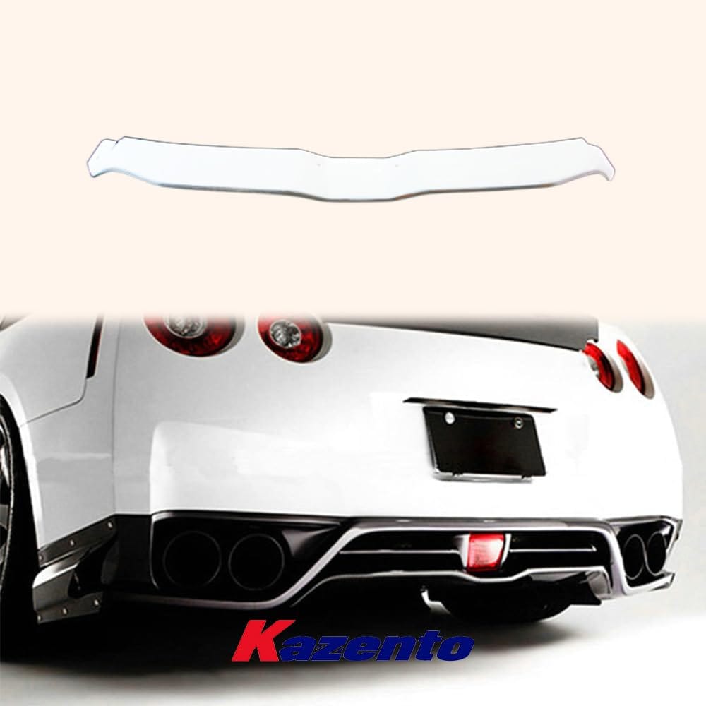 Kazento For Nissan GTR R35 2013-Ver VRS Style Fiber Glass Rear Bumper Diffuser Lip Kazento Carbon Parts 车身侧板 R35-DIF-VA-FRP