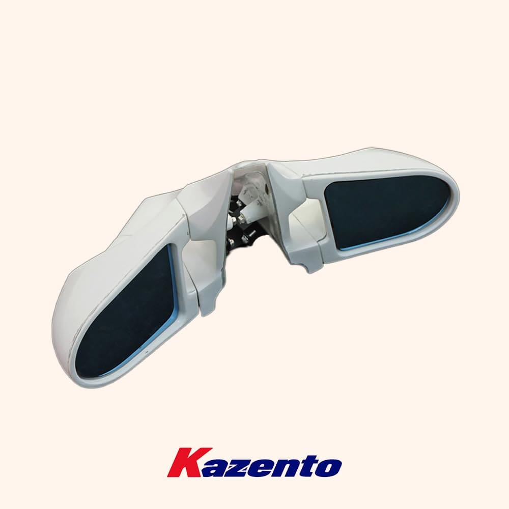 Kazento For Nissan HR34 Skyline Sedan (4D RHD only) Fiberglass Unpaint Aero Mirror Model Kazento Carbon Parts 车身侧板 R344D-MC-TI-GND-R-FRP