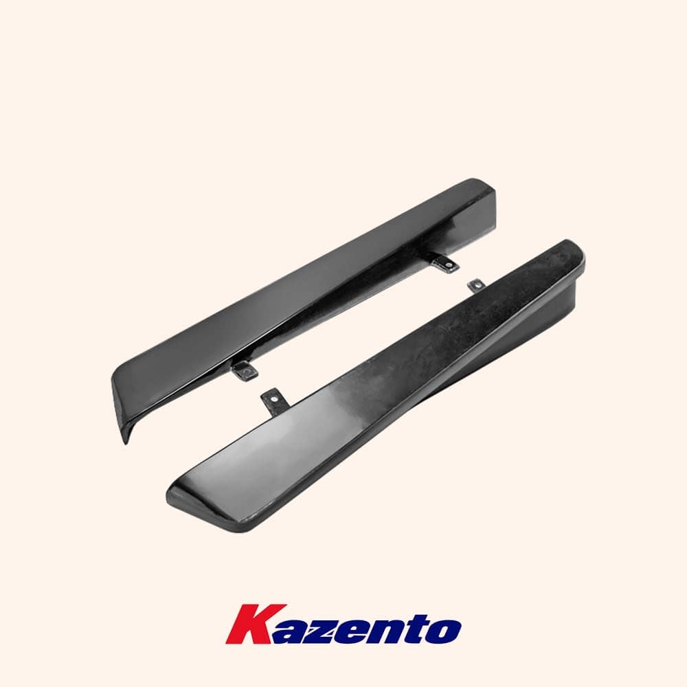 Kazento For Nissan R34 Skyline Sedan (4Dr only) HSM Fiberglass Unpaint Rear Spat Splitter Kazento Carbon Parts 车身侧板 R34-SPAT-HSM-4DR-FRP