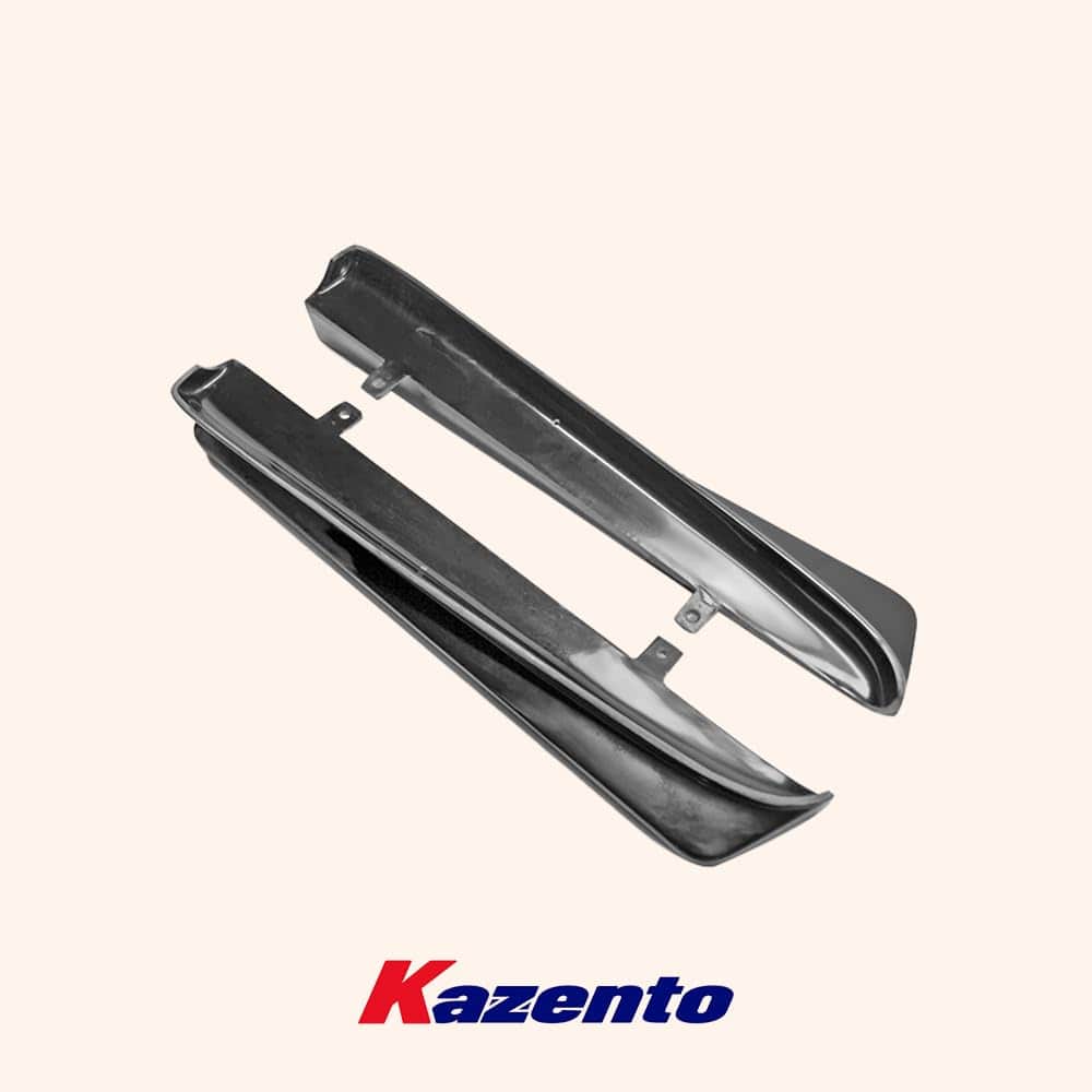 Kazento For Nissan R34 Skyline Sedan (4Dr only) HSM Fiberglass Unpaint Rear Spat Splitter Kazento Carbon Parts 车身侧板 R34-SPAT-HSM-4DR-FRP