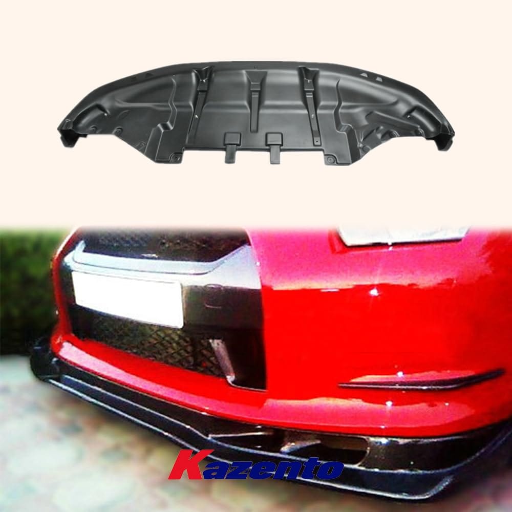 Kazento For Nissan R35 09-11 (Pre-facelift) GTR AS Style Carbon Fiber Front Bumper Lip Kazento Carbon Parts 车身侧板 R35-FL-AS-CF