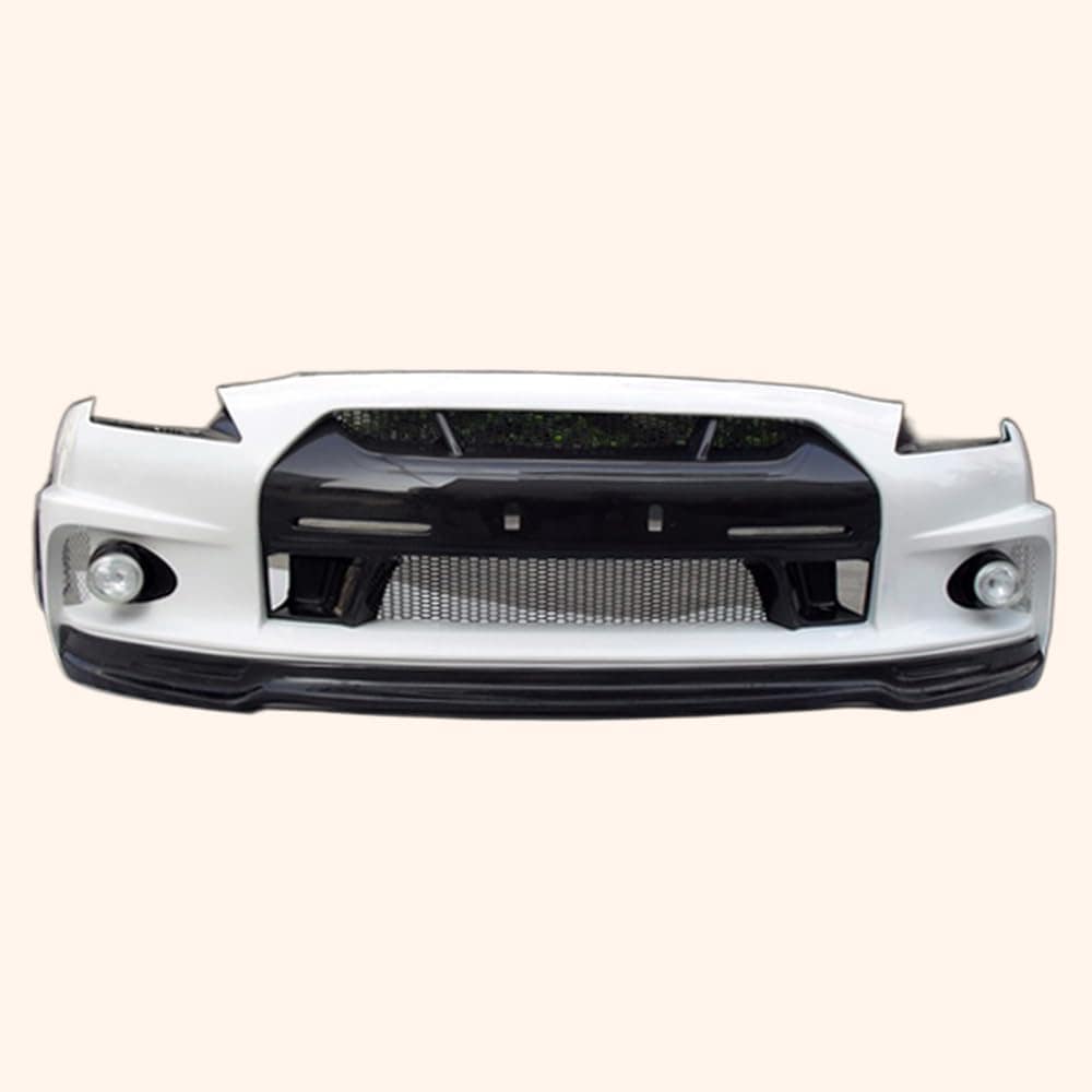 Kazento For Nissan R35 GTR 08-16 WD Style Partial Carbon Front Bumper (no fog light) Kazento Carbon Parts 车身侧板 R35-FB-WD-TYPE1-PCF