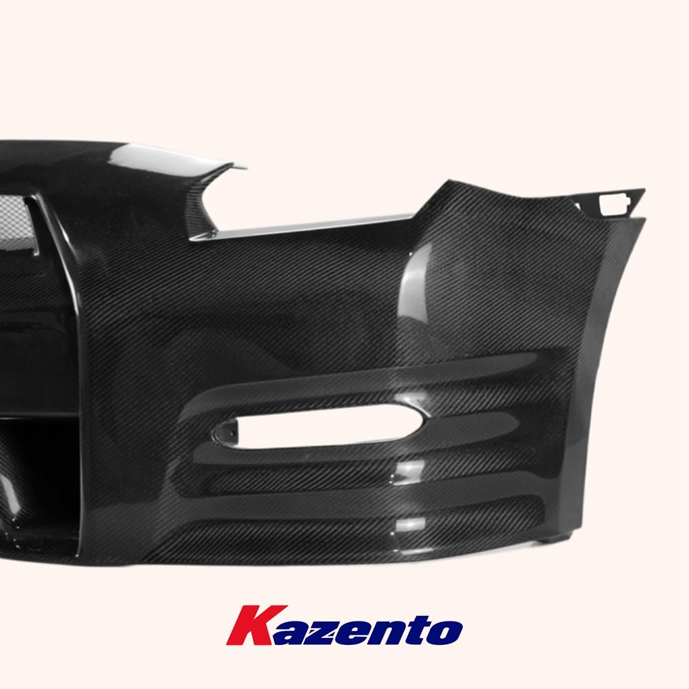 Kazento For Nissan R35 GTR 11-15 OE Style Carbon Fiber Body Kit Front Bumper Kazento Carbon Parts 车身侧板 R35-FB-OE-1113-CF