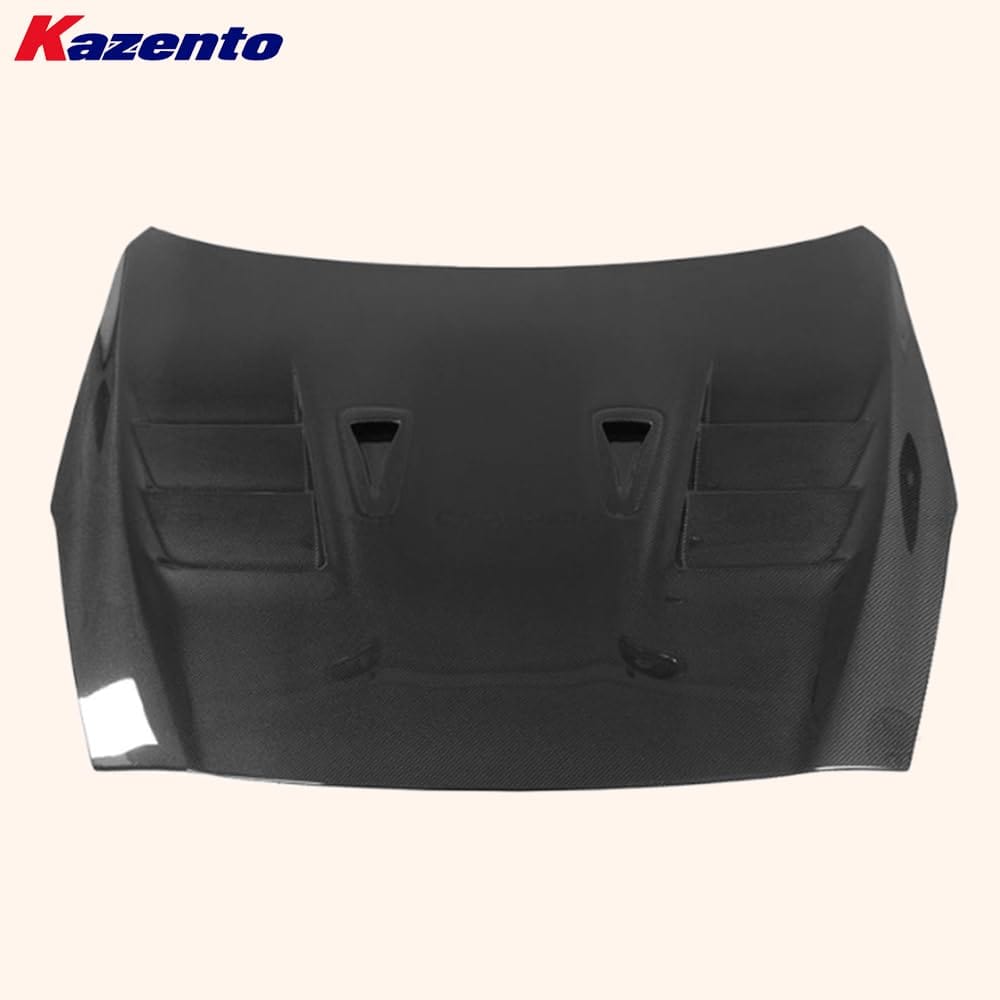 Kazento For Nissan R35 GTR CBA DBA EBA 2008-24 TPS Dry Carbon Vented Hood Bonnet 7.5kg Kazento Carbon Parts 车身侧板 R35-HOOD-TS-DCF