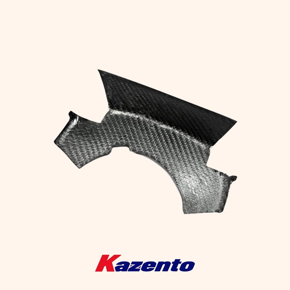 Kazento For Nissan R35 GTR (LHD Only) Steering Column Surround Trim Set Carbon Fiber Kazento Carbon Parts 车身侧板 R35-COLUMN-CF