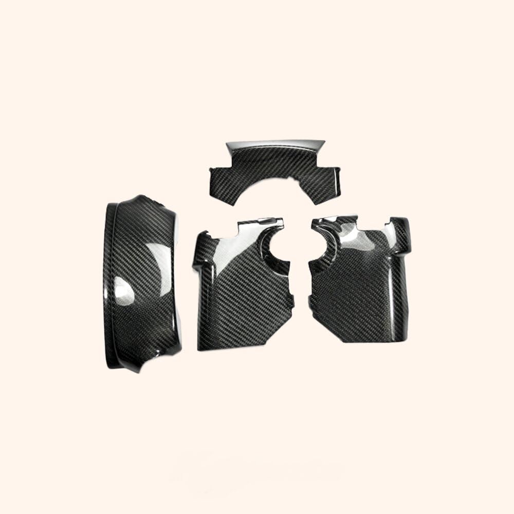 Kazento For Nissan R35 GTR (LHD Only) Steering Column Surround Trim Set Carbon Fiber Kazento Carbon Parts 车身侧板 R35-COLUMN-CF