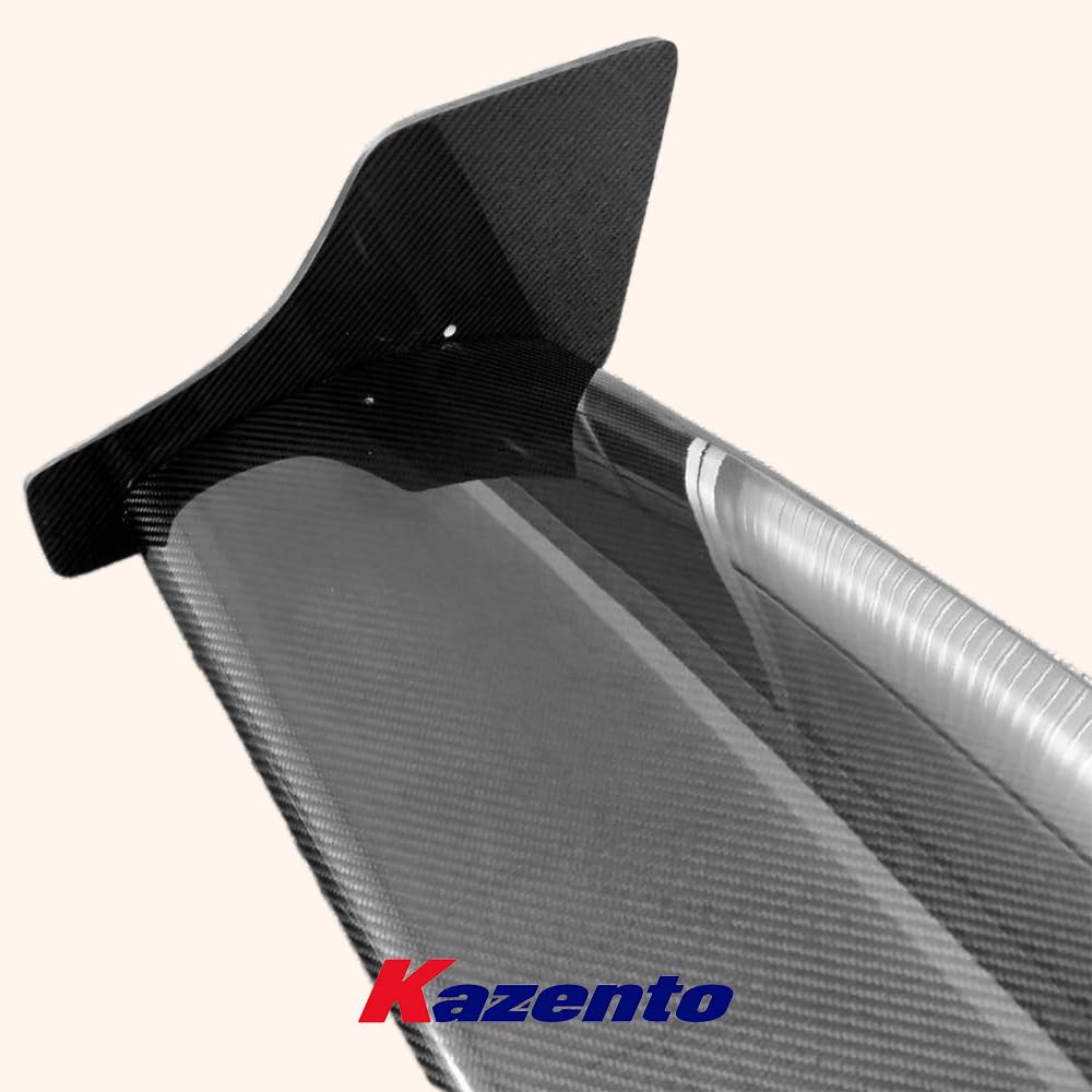 Kazento For Nissan Silvia 180SX 200SX 240SX S13 MS1 Style Carbon Rear Trunk GT Spoiler Kazento Carbon Parts 车身侧板 180SX-RS-GT-MS1-CF