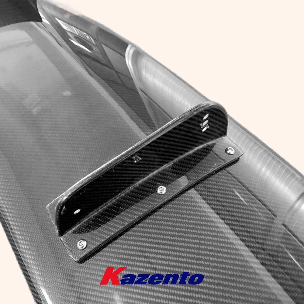 Kazento For Nissan Silvia 180SX 200SX 240SX S13 MS1 Style Carbon Rear Trunk GT Spoiler Kazento Carbon Parts 车身侧板 180SX-RS-GT-MS1-CF