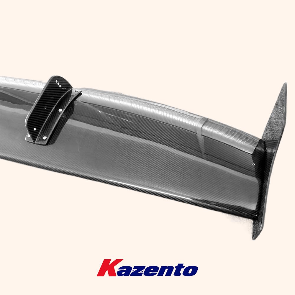 Kazento For Nissan Silvia 180SX 200SX 240SX S13 MS1 Style Carbon Rear Trunk GT Spoiler Kazento Carbon Parts 车身侧板 180SX-RS-GT-MS1-CF