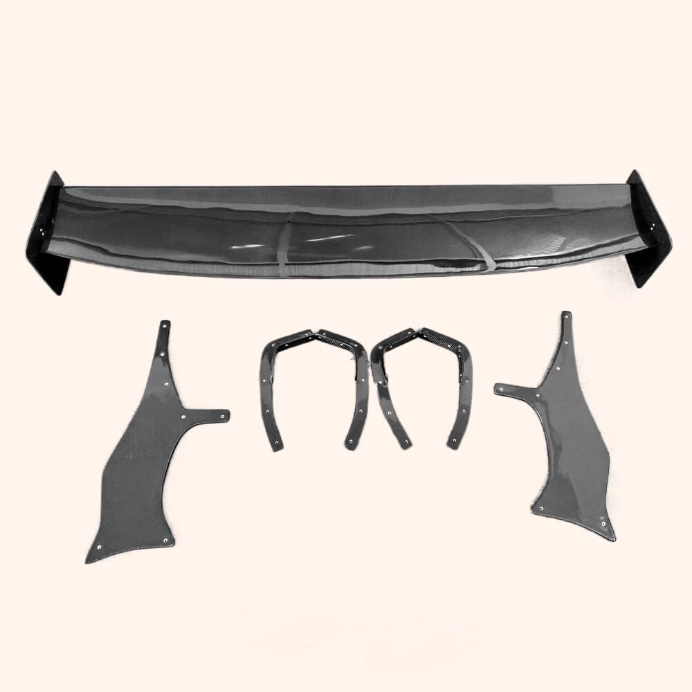 Kazento For Nissan Silvia 180SX 200SX 240SX S13 MS1 Style Carbon Rear Trunk GT Spoiler Kazento Carbon Parts 车身侧板 180SX-RS-GT-MS1-CF