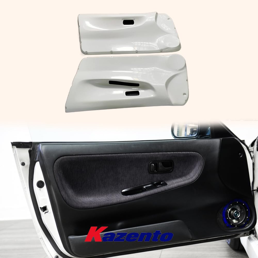 Kazento For Nissan Silvia 180SX 200SX 240SX S13 RHD Only DM Fiberglass Inner Door Card Kazento Carbon Parts 车身侧板 180SX-INDOOR-DM-FRP