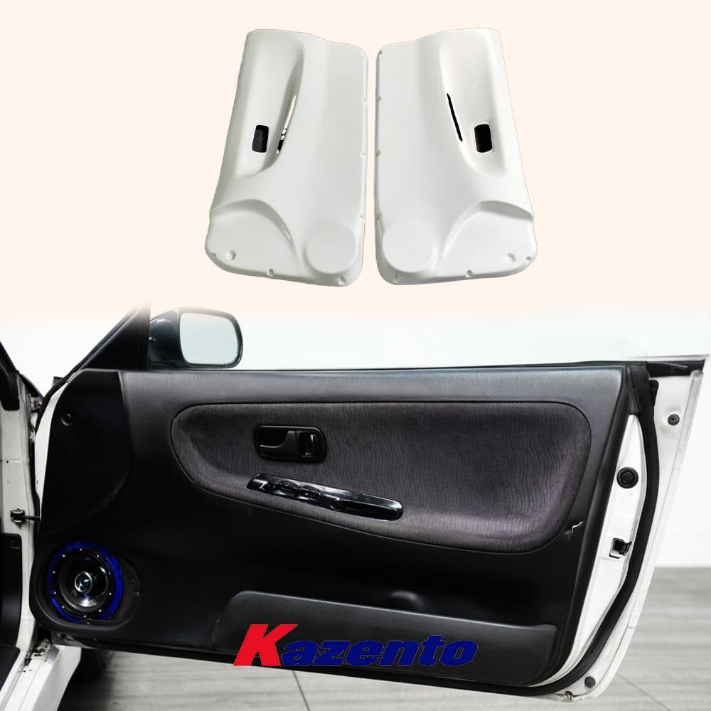 Kazento For Nissan Silvia 180SX 200SX 240SX S13 RHD Only DM Fiberglass Inner Door Card Kazento Carbon Parts 车身侧板 180SX-INDOOR-DM-FRP